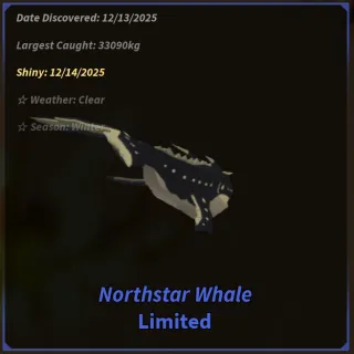 Shiny Northstar Whale - Fisch