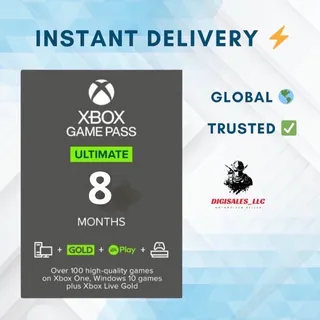 Xbox Ultimate Game Pass 8 Month Subscription Global See Description