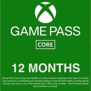 Xbox Game Pass core 12 months USA