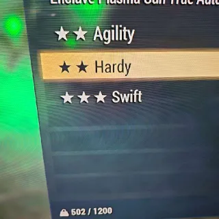 Hardy/Agility/Swift Mods