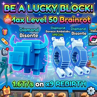 Be A Lucky Block 10x 1.6T/s Brainrot