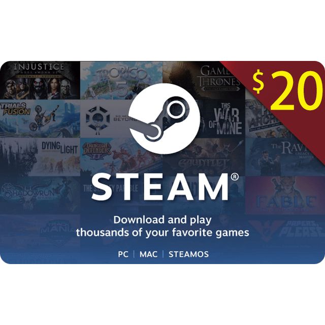 € 20 steam card