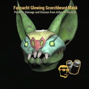 Glowing Scorchbeast Mask