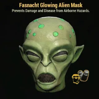 Glowing Alien Mask