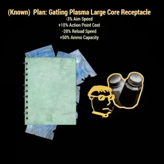 Gatling Plasma Large Core Receptacle 