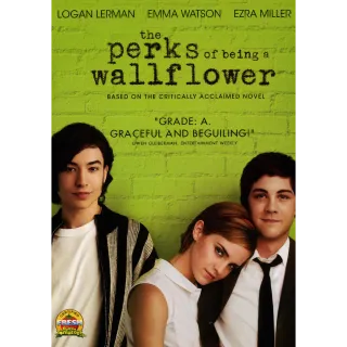 The Perks of Being a Wallflower (2012) SD Instant Delivery Vudu ONLY