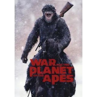 War for the Planet of the Apes (2017) HDX MA Instant Delivery