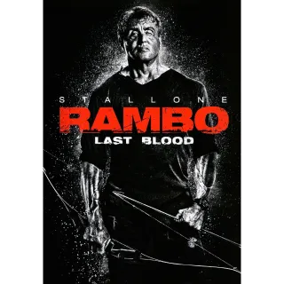 Rambo: Last Blood (2019) HDX Instant Delivery via Apple TV, Vudu or Google Play