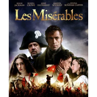 Les Misérables (2012) HDX MA Instant Delivery