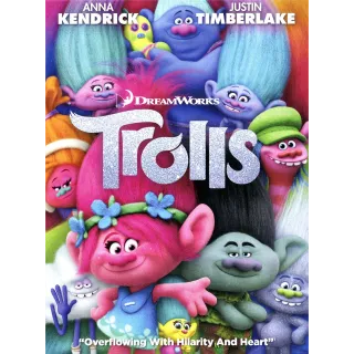 Trolls (2016) HDX MA Instant Delivery