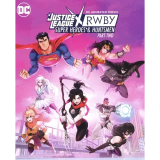 Justice League x RWBY: Super Heroes and Huntsmen - Part Two (2023) HDX MA Instant Delivery
