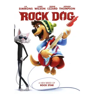 Rock Dog (2017) HDX Instant Delivery via Apple TV, Vudu or Google Play