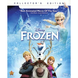 Frozen (Collector's Edition) (2013) HDX MA Instant Delivery