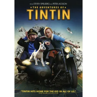 The Adventures of Tintin (2011) SD Instant Delivery via Apple TV or Vudu