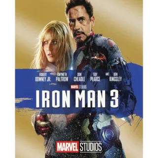 Iron Man 3 (2013) HDX MA Instant Delivery