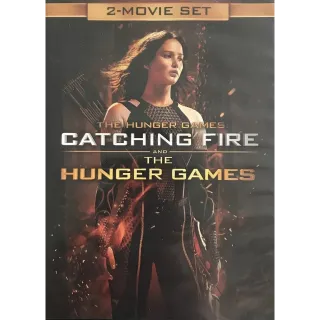 The Hunger Games: Catching Fire and The Hunger Games (2-Movie Set) (2014) SD Instant Delivery Vudu ONLY