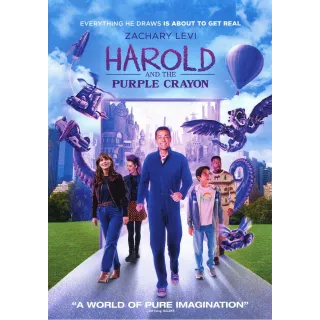Harold and the Purple Crayon (2024) HDX MA Instant Delivery