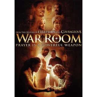 War Room (2015) HDX MA Instant Delivery