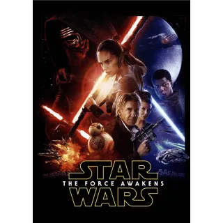 Star Wars: The Force Awakens (2015) HDX MA Instant Delivery