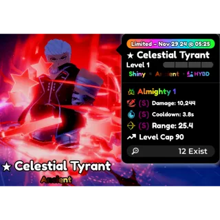 SHINY CELESTIAL TYRANT ALM SSS