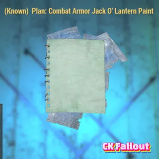Combat Armor Jack O' Lantern Paint