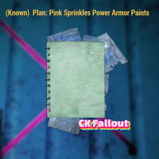 Pink Sprinkles Power Armor Paint