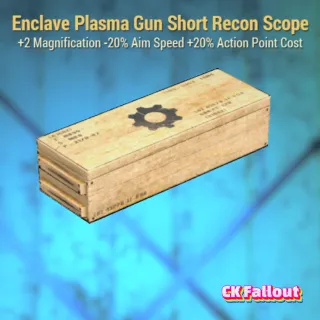 Enclave Plasma Gun Short Recon Scope