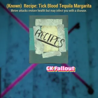 Tick Blood Tequila Margarita
