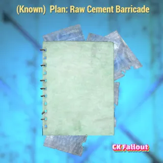 Raw Cement Barricade