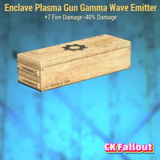 Enclave Plasma Gun Gamma Wave Emitter
