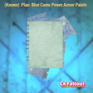 Blue Camo Power Armor Paints