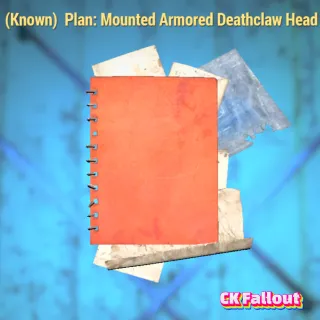 Mounted Armored Deathclaw Head