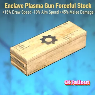 Enclave Plasma Gun Forceful Stock