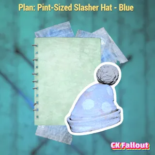 Pint-Sized Slasher Hat Blue
