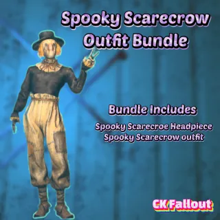 Spooky Scarecrow Outfit + Spooky Scarecrow Headpiece