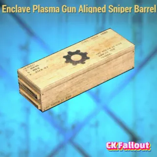 Enclave Plasma Gun Aligned Sniper Barrel