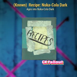 Nuka Cola Dark Recipe