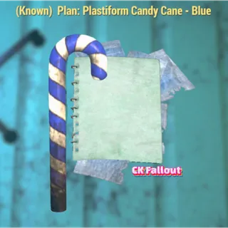 Plastiform Candy Cane Blue