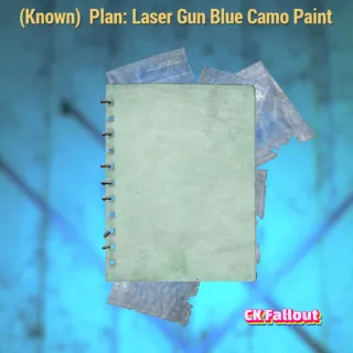 Laser Gun Blue Camo Paint