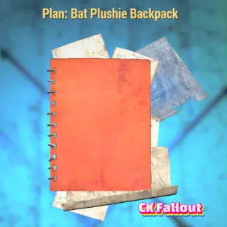 Bat Plushie Backpack