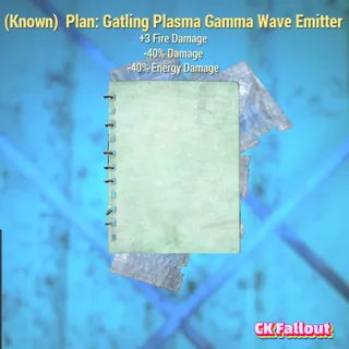 Gatling Plasma Gamma Wave Emitter