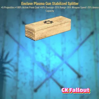 Enclave Plasma Gun Stabilized Splitter