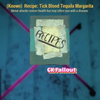 Tick Blood Tequila Margarita