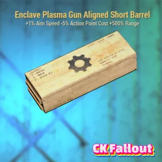 Enclave Plasma Gun Aligned Short Barrel