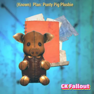 Punty Pig Plushie