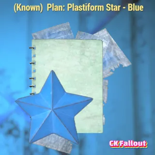 Plastiform Star Blue