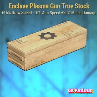 Enclave Plasma Gun True Stock