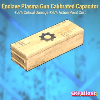 Enclave Plasma Gun Calibrated Capacitor