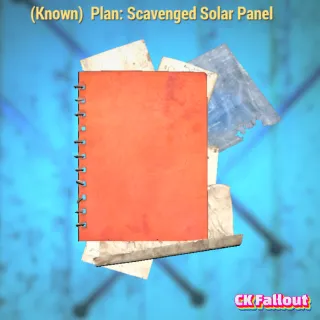Scavenged Solar Panel