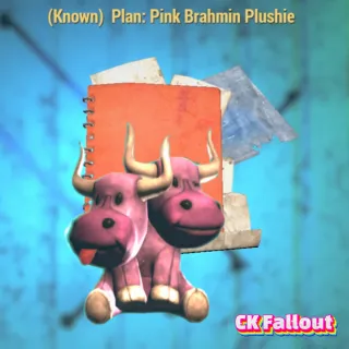 Pink Brahmin Plushie